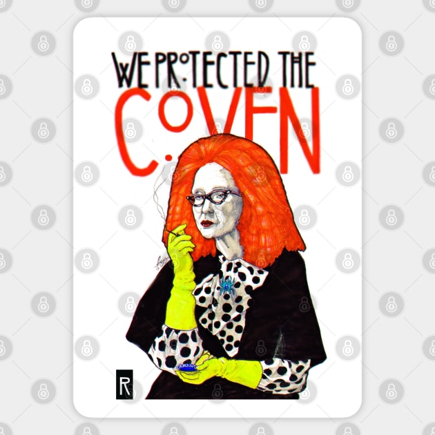 Myrtle Snow Sticker by RobertRedART